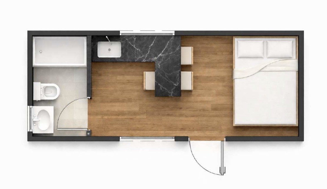 Módulo vivienda 20 pies