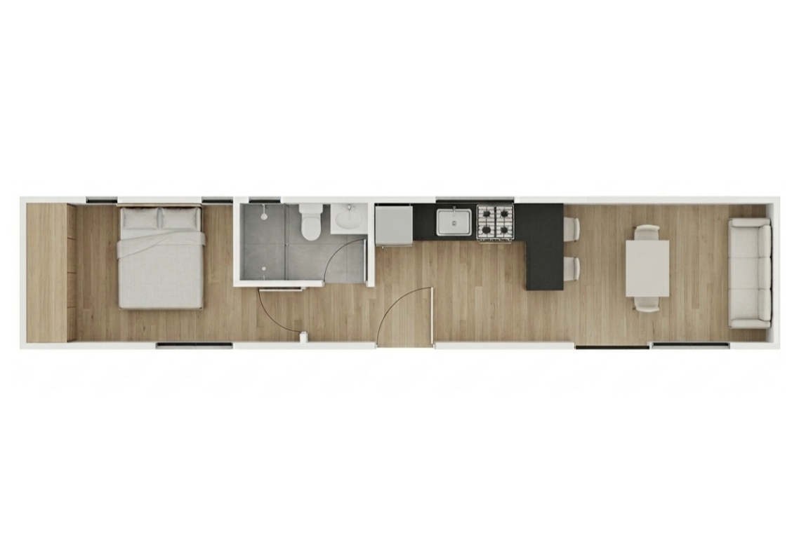 Módulo vivienda 40 pies Standard